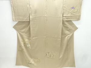 草花模様一ツ紋訪問着